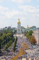 У столиці молитвою і Хресною ходою Київський Патріархат відзначив 1025-ліття Хрещення Русі