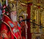 Святійший Патріарх Філарет звершив літургію у храмі на честь ікони Божої Матері "Живоносне Джерело"