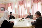 Святійший Патріарх Філарет обговорив з Президентом України реалізацію мирного плану на Донбасі