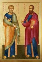 Святі апостоли Петро і Павло.