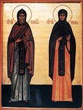 прпп. Кирил і Марія, батьки прп. Сергія Радон.